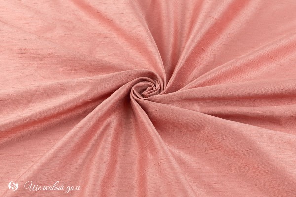 Яркая розово-персиковая вискоза ручной работы